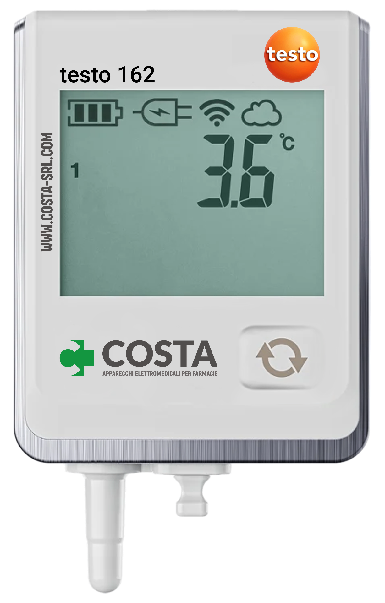 Datalogger Testo162 per monitoraggio temperatura farmacia